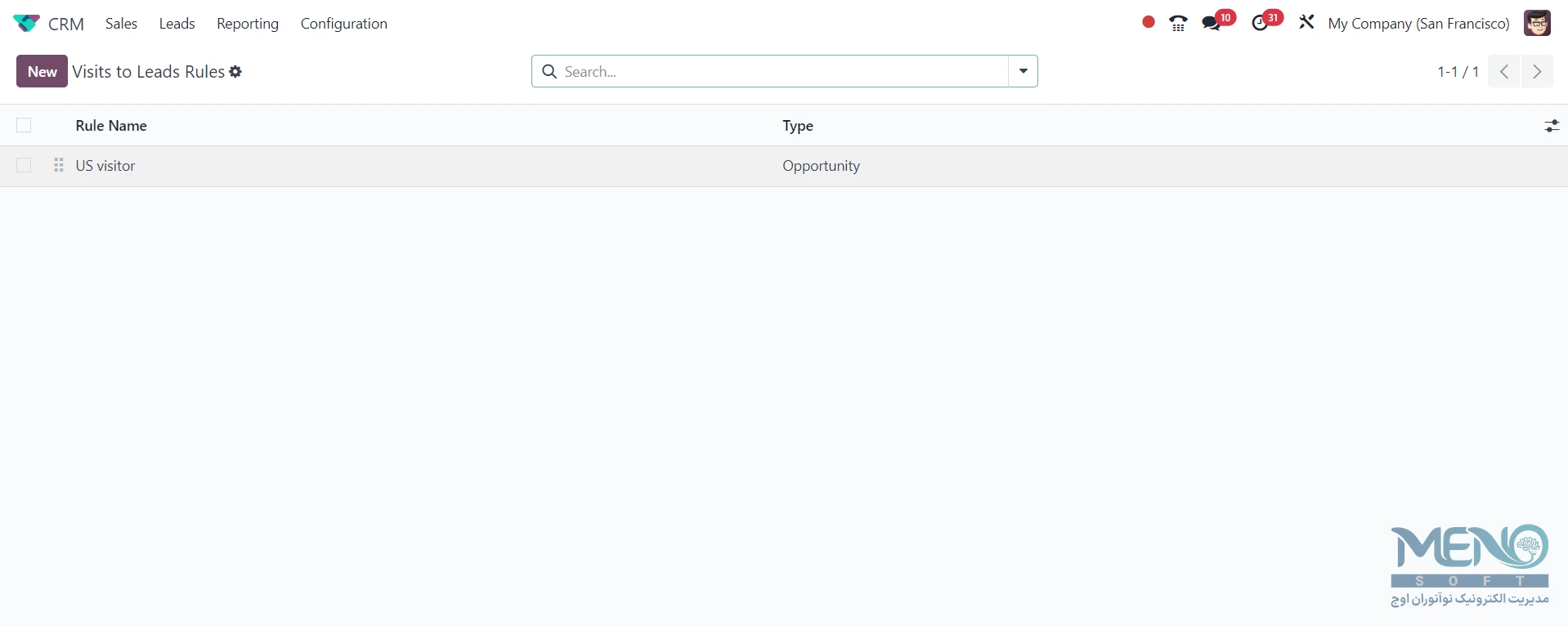 کتاب اودو (Odoo) 18 نسخه Enterprise: CRM